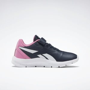 Reebok Rush Runner 2.0 Laufschuhe Kinder - Navy/Rosa/Weiß - DE 152-TZC